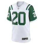 Men's New York Jets Breece Hall White Classic Alternate Game Jersey