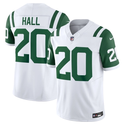 Men's New York Jets Breece Hall White Classic Alternate Vapor F.U.S.E. Limited Jersey 01