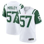 Men's New York Jets C.J. Mosley White Classic Alternate Game Jersey