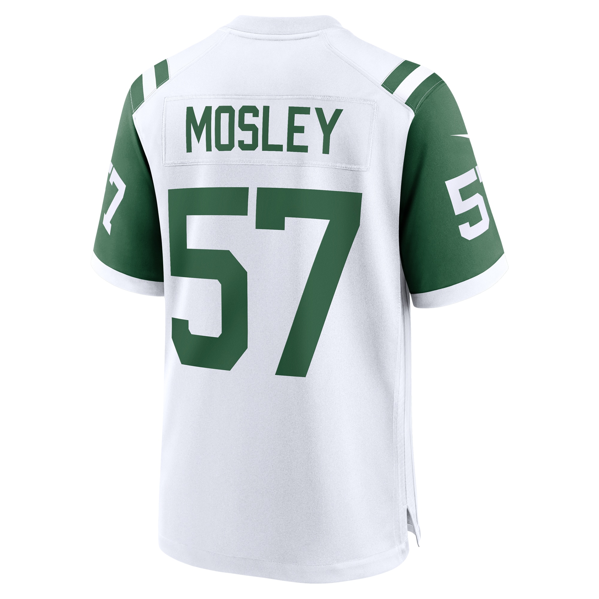 Men's New York Jets C.J. Mosley White Classic Alternate Game Jersey