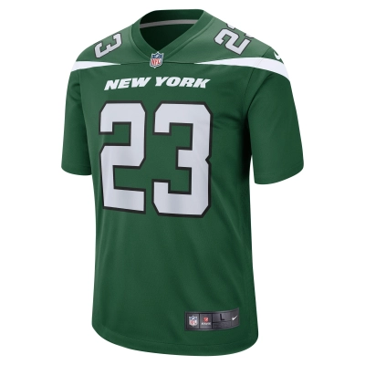 Men's New York Jets Chuck Clark Gotham Green Team Game Jersey 02