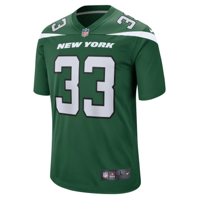 Men's New York Jets Dalvin Cook Gotham Green Game Player Jersey 02