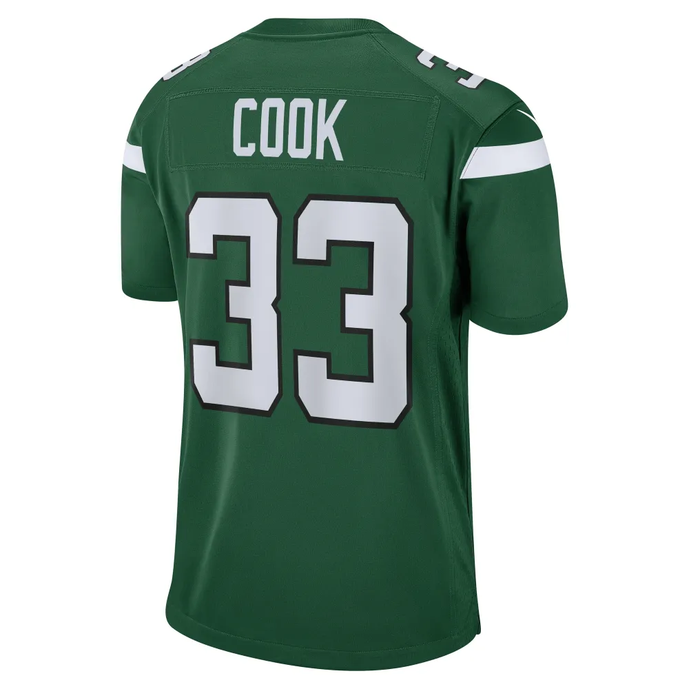 Men's New York Jets Dalvin Cook Gotham Green Game Player Jersey