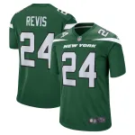 Men's New York Jets Darrelle Revis Gotham Green Retired Player Game Jersey