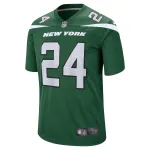 Men's New York Jets Darrelle Revis Gotham Green Retired Player Game Jersey