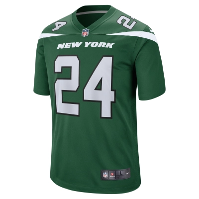 Men's New York Jets Darrelle Revis Gotham Green Retired Player Game Jersey 02