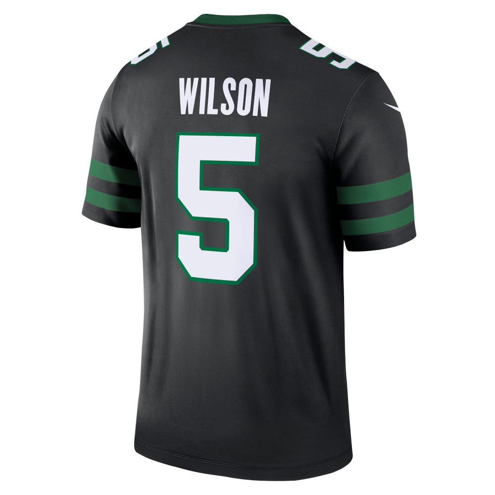 Men's New York Jets Garrett Wilson Legacy Black Alternate Legend Jersey