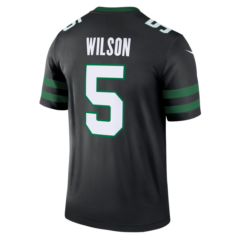 Men's New York Jets Garrett Wilson Legacy Black Alternate Legend Jersey