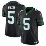 Men's New York Jets Garrett Wilson Legacy Black Alternate Vapor F.U.S.E. Limited Jersey