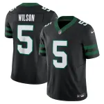Men's New York Jets Garrett Wilson Legacy Black Alternate Vapor F.U.S.E. Limited Jersey
