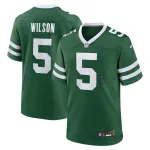 Men's New York Jets Garrett Wilson Legacy Green Game Jersey