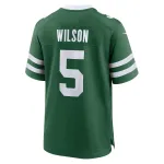 Men's New York Jets Garrett Wilson Legacy Green Game Jersey