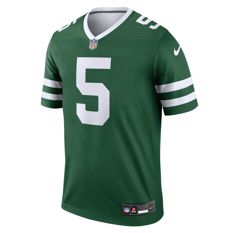 Men's New York Jets Garrett Wilson Legacy Green Legend Jersey