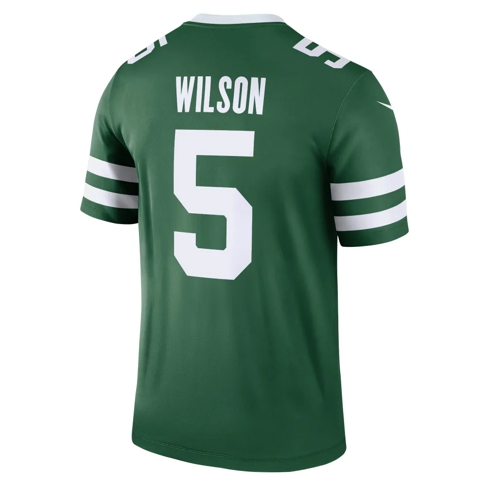 Men's New York Jets Garrett Wilson Legacy Green Legend Jersey
