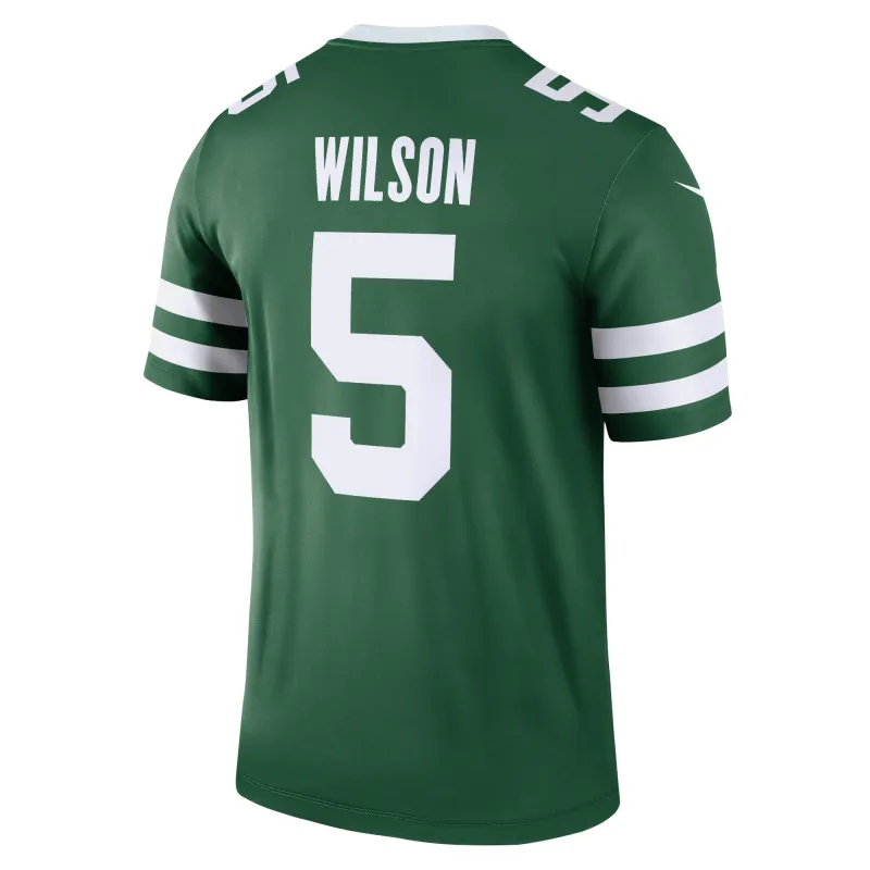 Men's New York Jets Garrett Wilson Legacy Green Legend Jersey