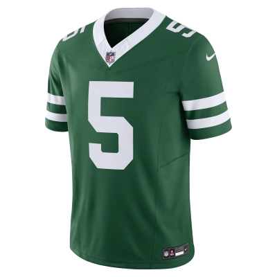 Men's New York Jets Garrett Wilson Legacy Green Vapor F.U.S.E. Limited Jersey 02