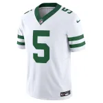 Men's New York Jets Garrett Wilson Legacy White Vapor F.U.S.E. Limited Jersey