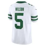 Men's New York Jets Garrett Wilson Legacy White Vapor F.U.S.E. Limited Jersey