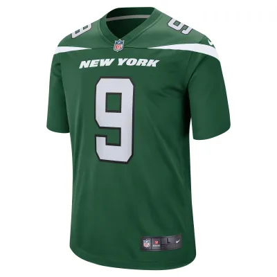 Men's New York Jets Greg Zuerlein Gotham Green Team Game Jersey 02
