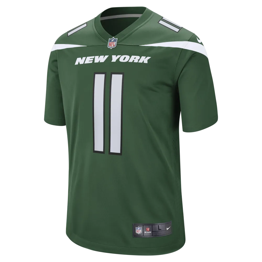 Men's New York Jets Jermaine Johnson II Gotham Green Game Jersey