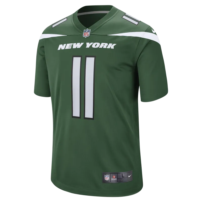 Men's New York Jets Jermaine Johnson II Gotham Green Game Jersey