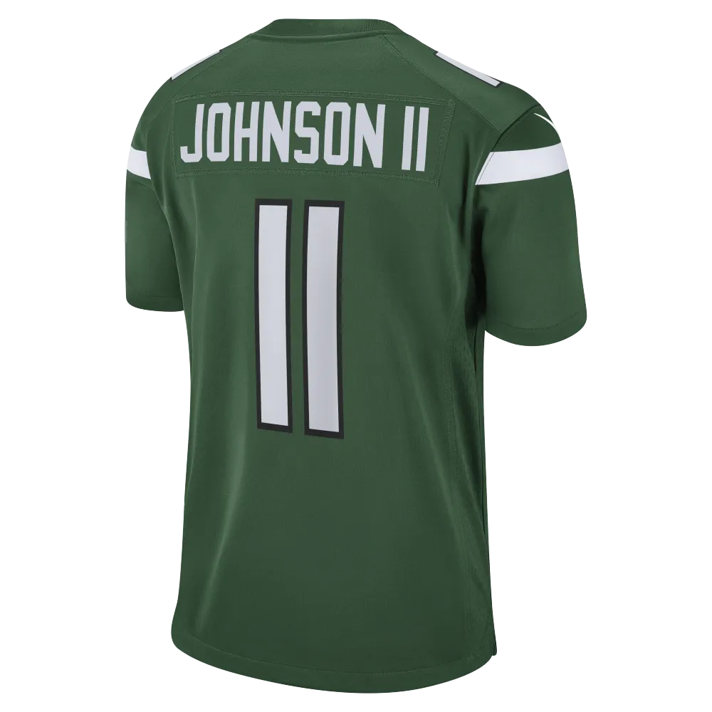 Men's New York Jets Jermaine Johnson II Gotham Green Game Jersey