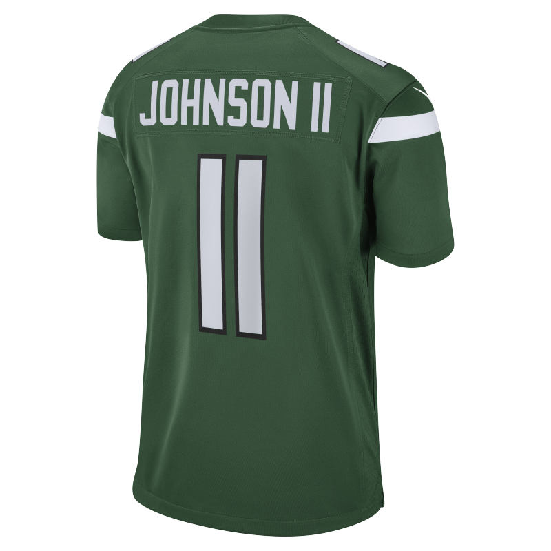 Men's New York Jets Jermaine Johnson II Gotham Green Game Jersey