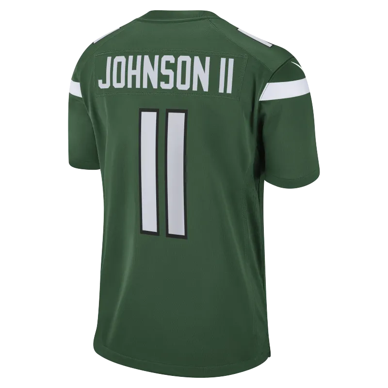Men's New York Jets Jermaine Johnson II Gotham Green Game Jersey