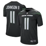 Men's New York Jets Jermaine Johnson II Stealth Black Alternate Game Jersey