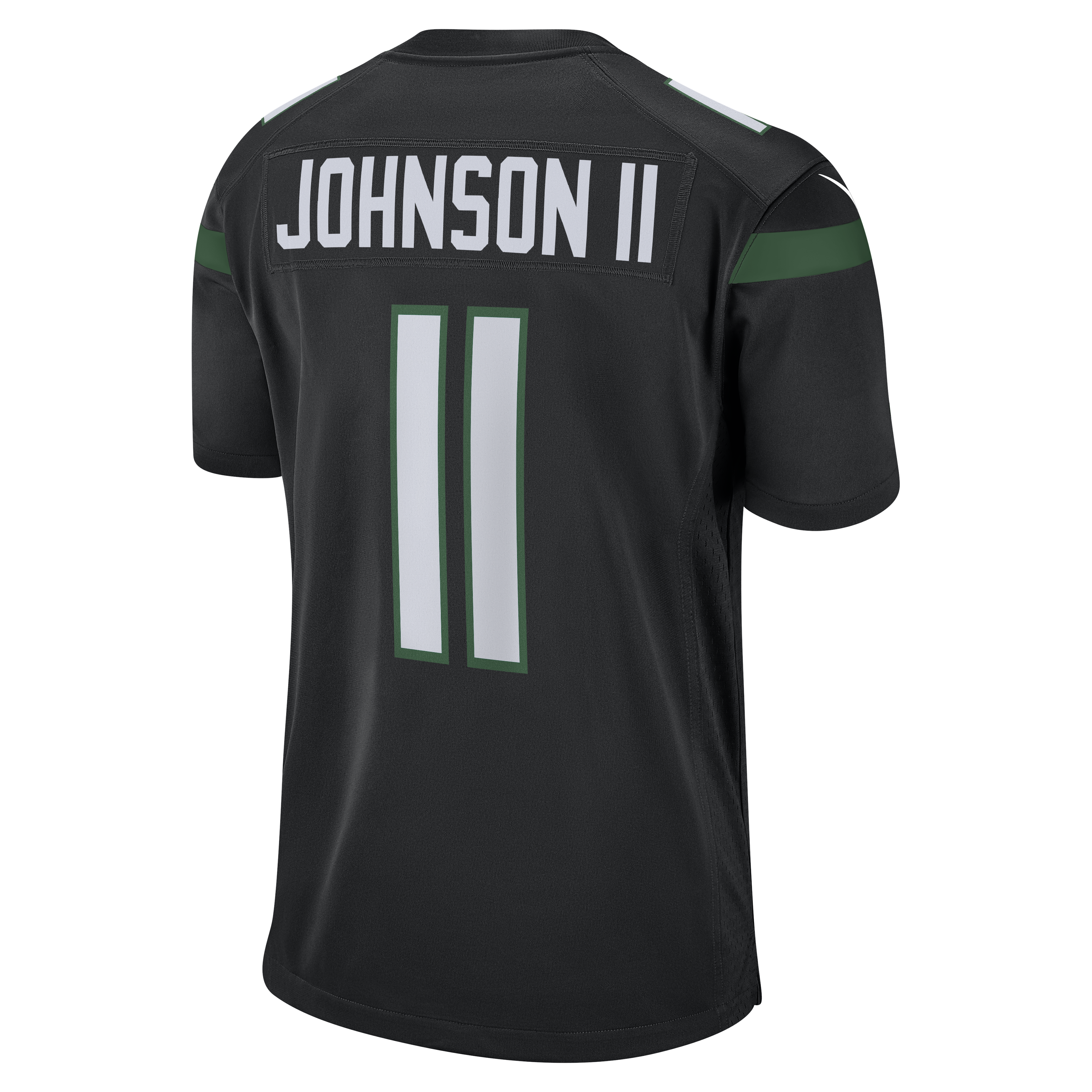 Men's New York Jets Jermaine Johnson II Stealth Black Alternate Game Jersey