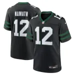 Men's New York Jets Joe Namath Legacy Black Alternate Retired Player Game Jersey