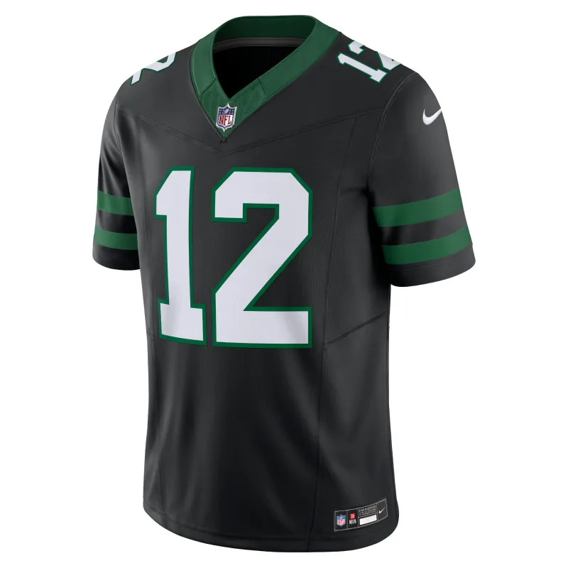 Men's New York Jets Joe Namath Legacy Black Alternate Vapor F.U.S.E. Limited Jersey