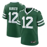 Men's New York Jets Joe Namath Legacy Green Game Jersey