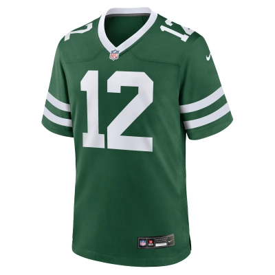 Men's New York Jets Joe Namath Legacy Green Game Jersey 02