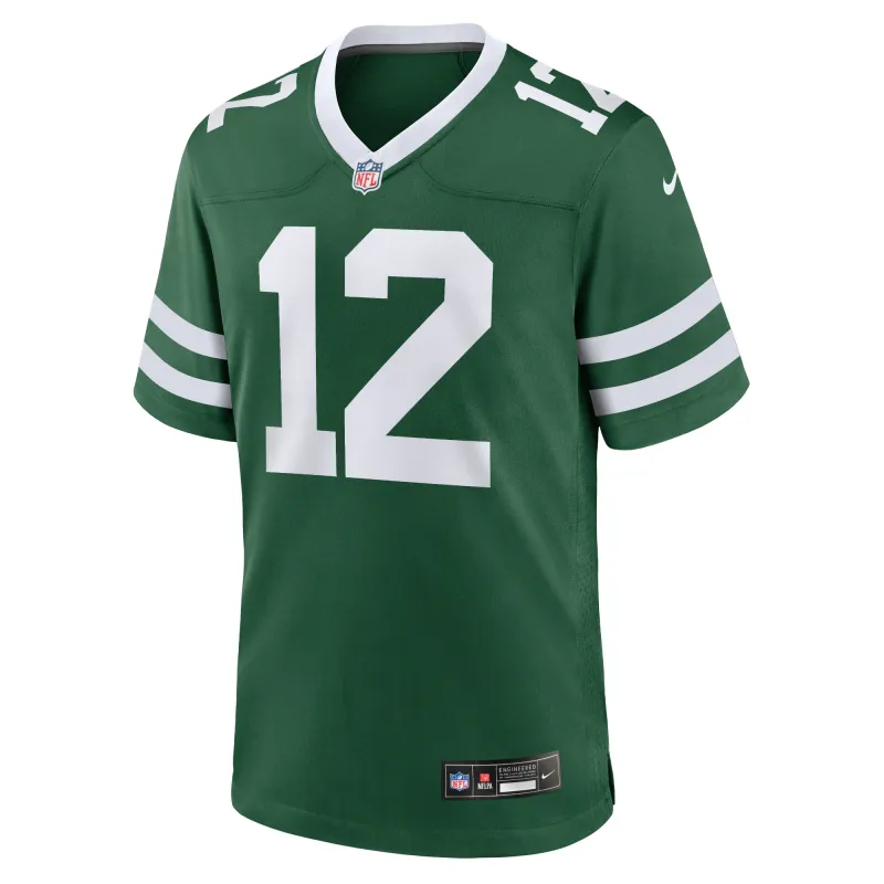 Men's New York Jets Joe Namath Legacy Green Game Jersey
