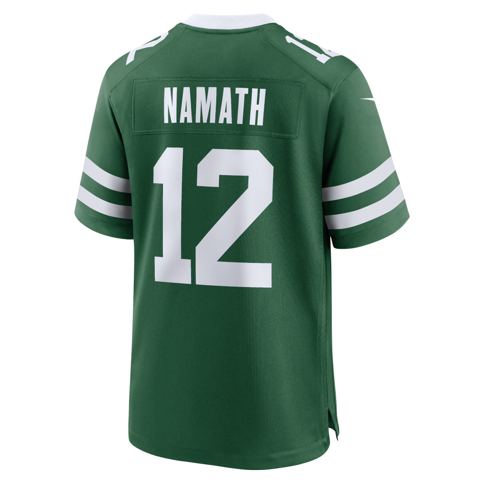Men's New York Jets Joe Namath Legacy Green Game Jersey