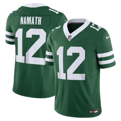 Men's New York Jets Joe Namath Legacy Green Vapor F.U.S.E. Limited Jersey 01
