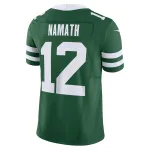 Men's New York Jets Joe Namath Legacy Green Vapor F.U.S.E. Limited Jersey