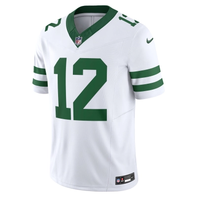 Men's New York Jets Joe Namath Legacy White Vapor F.U.S.E. Limited Jersey 02