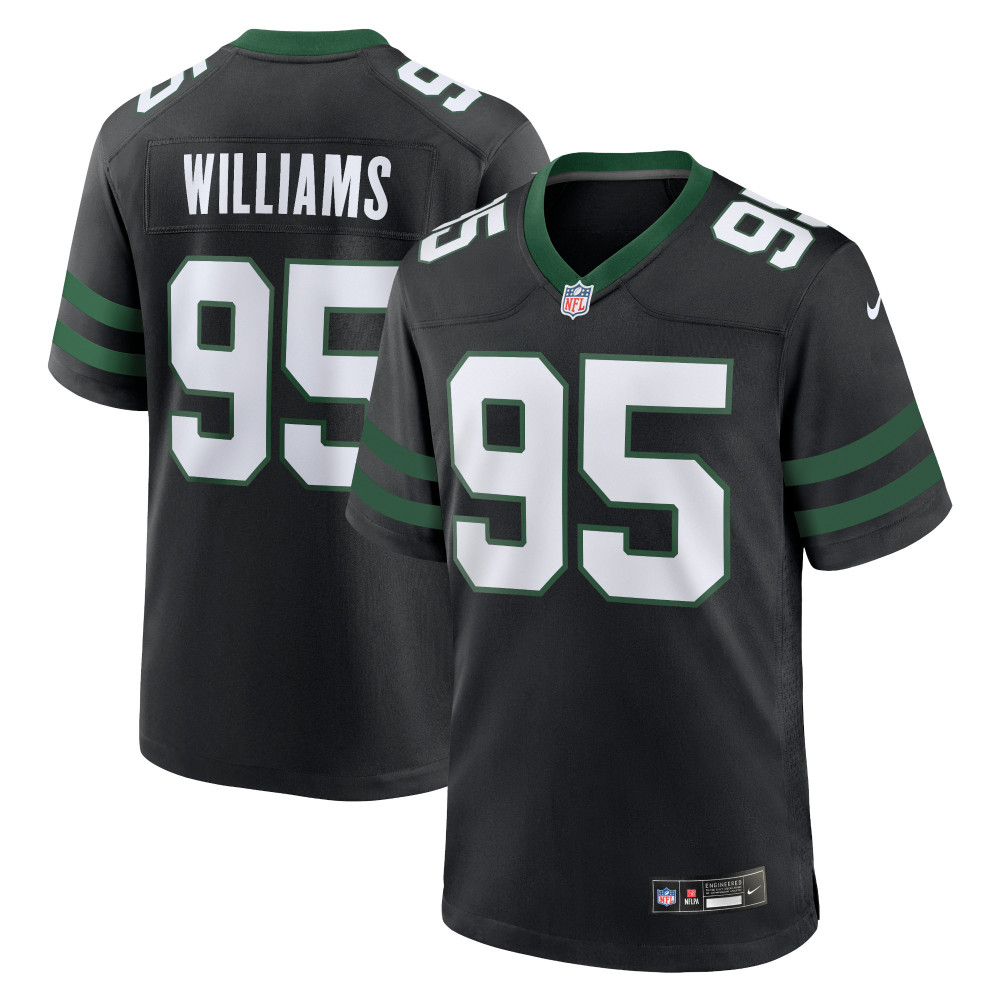Men's New York Jets Quinnen Williams Legacy Black Alternate Game Jersey