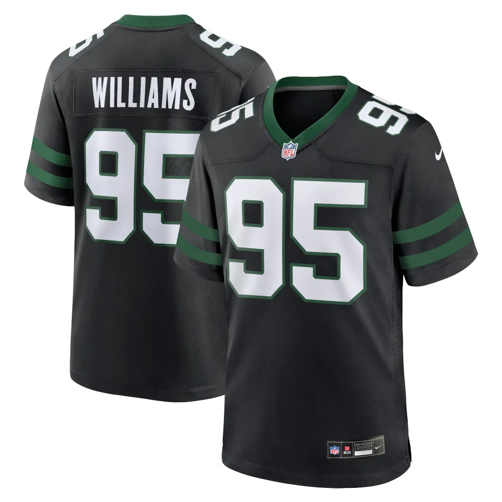 Men's New York Jets Quinnen Williams Legacy Black Alternate Game Jersey