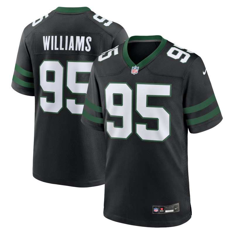 Men's New York Jets Quinnen Williams Legacy Black Alternate Game Jersey