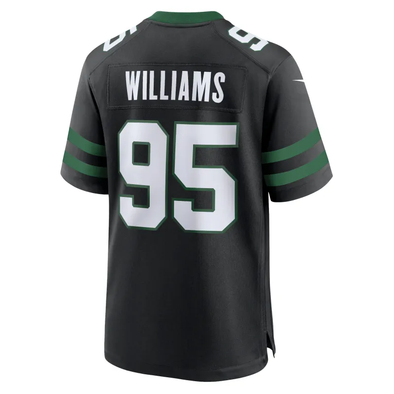 Men's New York Jets Quinnen Williams Legacy Black Alternate Game Jersey