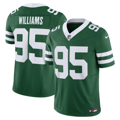 Men's New York Jets Quinnen Williams Legacy Green Vapor F.U.S.E. Limited Jersey 01