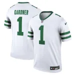 Men's New York Jets Sauce Gardner Legacy White Legend Jersey