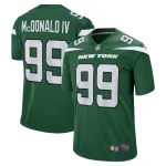 Men's New York Jets Will McDonald IV Gotham Green 2023 NFL Draft First Round Pick Game Jersey