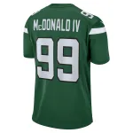 Men's New York Jets Will McDonald IV Gotham Green 2023 NFL Draft First Round Pick Game Jersey