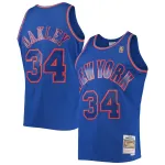 Men's New York Knicks Charles Oakley Blue 1996/97 Hardwood Classics Swingman Jersey