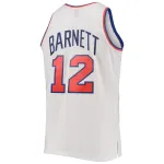 Men's New York Knicks Dick Barnett White 1969/70 Hardwood Classics Swingman Jersey