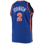 Men's New York Knicks Larry Johnson Blue 1998/99 Big & Tall Hardwood Classics Swingman Jersey